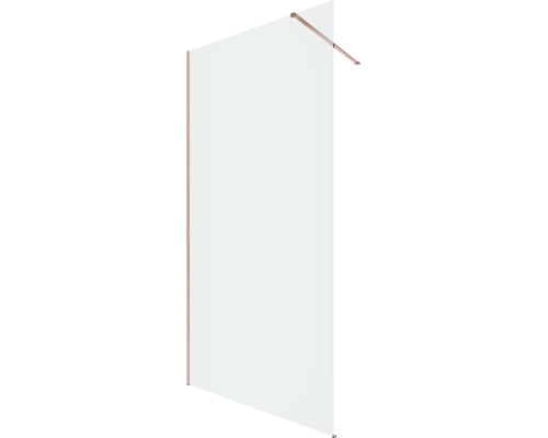 Душевая перегородка Allen Brau Infinity 1 3.21017.60 100 см, профиль медь браш, стекло прозрачное