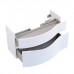 Kerama Marazzi Riva Тумба подвесная 100см, левая, с раковиной, цвет: белый матовый. RV.wb.100Lh,  RV.100Lh\WHT.M