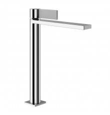 Gessi Inverso Diamantato Смеситель для раковины, высокий, 1 отв., с донным клапаном StopGo, цвет: хром. 73653#031