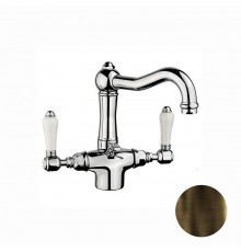 Nicolazzi P.m. Blanc Смеситель для раковины на 1 отверстие, цвет: тёмная бронза. 1432DB78