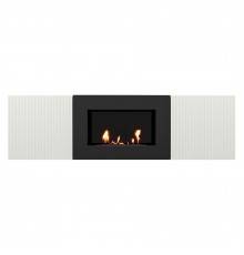 Тумба для ТВ Firelight BFP/P-1400L W с биокамином, белая
