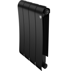 Радиатор биметаллический Royal Thermo Infinity 500 4 секции, noir sable