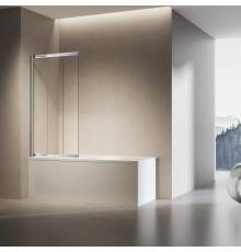 Шторка на ванну Vincea VSB-6E900CL-L, 900*1400, хром, стекло прозрачное, левая