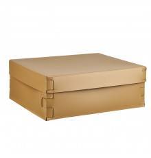 Colombo Adj Коробка Snob 36x30хH13.5см., настольная, цвет: горчичный/оливковый. BADJ3630-4055
