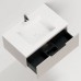 Salini Touch Тумба подвесная 80х50х32см., с раковиной, 1 ящик, верт. фрез., цвет: Grey. T800V1GON203