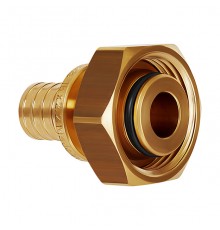 Переход Hoobs с накидной гайкой на евроконус 20x2.8-G3/4 . HB-PEXTY-202834