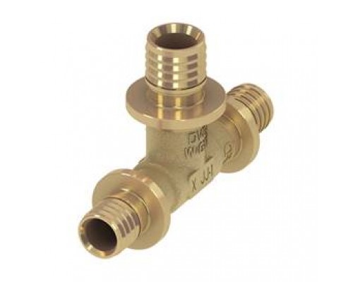 TECEspring AX, Тройник 90* редукционный 25 х 25 х 16, латунь