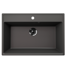 Мойка кухонная Ulgran Quartz Forte 760-09, асфальт
