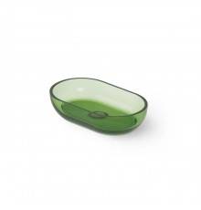 Dea Design Washbasins Раковина 55х32х13см., накладная, без отв., Glasstek, прозрачная смола, цвет: Emerald R3. DD9033 550 R3
