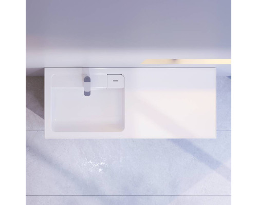 M85AWPL1201WG Раковина мебельная над стиральной машиной, левая, 120 см