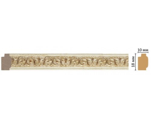 Молдинг DECOMASTER 158-281 (18*10*2400мм) Молдинг DECOMASTER 158-281 (18*10*2400мм)