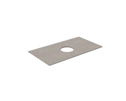 Kerama Marazzi Magica Столешница из керамогранита для накладных раковин Риккарди 90см, без отв., цвет: серый матовый . MA.1.0.SG519920R\90