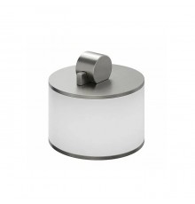 Bertocci Officina 3.16 Контейнер настольный, малый, с крышкой, цвет: белый матовый/нержавеющая сталь. 116 3932 0000