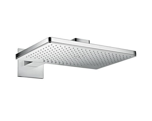 Axor ShowerSolutions Верхний душ 460 х 300мм, 2jet, с настенным держателем 460мм (квадратная розетка), цвет: хром. 35280000