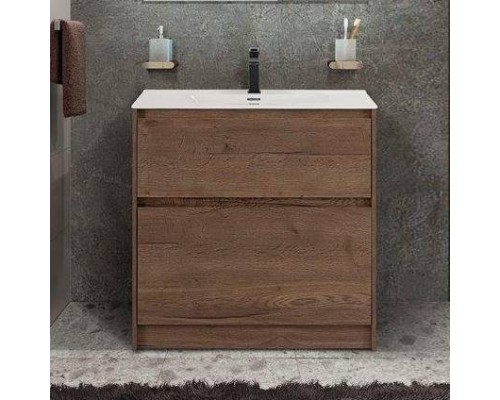 Тумба с раковиной BelBagno Kraft 39 70 напольная, rovere tabacco