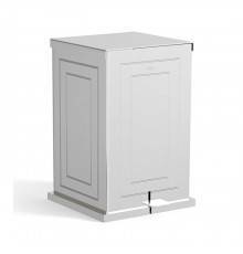 DevonDevon Cube Ведро мусорное, напольное, с педалью, цвет: хром. CUBE305CR