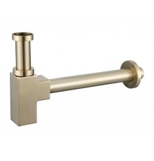 Сифон для раковины BelBagno BB-SMQ2-BORO брашированное золото