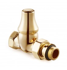 Запорный клапан SR Rubinetterie прямой серия Old Style 1/2, цвет золото 0342-1500D000