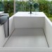 NOORTH milldue edition TOUCH Комплект мебели 100х40х88см, напольный, 3 ящика, слив в пол, раковина Milltek, смеситель H2O, цвет: Argilla матовый. 9612, 2918.2.16