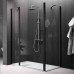Novellini Young Душевой угол 100х100х200см., Sx/DX, стекло прозрачное, цвет: черный матовый. Y22P97-1H,  R80LOU450-H,  Y2F1B99-1H