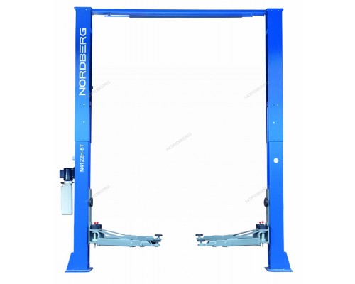 Подъемник 380V 2х стоечный 5т с верхней синхронизацией (синий) NORDBERG N4122H1M-5B