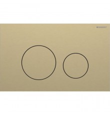 Geberit Sigma40 Клавиша для двойного смыва, круглая: Латунь. 115.628.QF.1