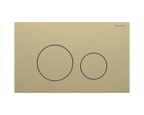 Geberit Sigma40 Клавиша для двойного смыва, круглая: Латунь. 115.628.QF.1