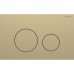 Geberit Sigma40 Клавиша для двойного смыва, круглая: Латунь. 115.628.QF.1