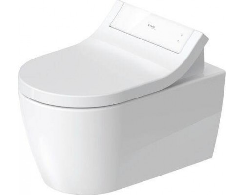 DURAVIT Me by Starck Унитаз подвесной безободковый 57х37см, для крышки-биде Sensowash, с креплением, цвет: белый. 2529590000, 613000012004300 DURAVIT Me by Starck Унитаз подвесной безободковый 57х37см, для крышки-биде Sensowash, с креплением, цвет: белый. 2529590000, 613000012004300