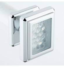 THG Metropolis Cristal Clair Ручка дверная одинарная, средний размер, цвет: хром. A2A-A02-26BP