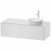 Duravit White Tulip Тумбочка подвесная 130x55х40.8см., раковина, 1 выдвижной ящик, цвет: белый высокоглянцевый. WT4977R8585,  2362430079