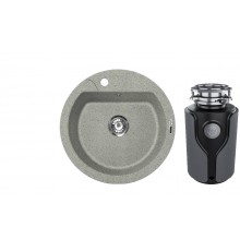 Комплект Мойка Lava R3 scandic + Измельчитель KUCHENSTERN Muhle 353MU35