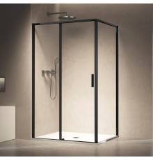 Душевой уголок Vincea Slim VSR-6SL8013CLB 130х80 см, профиль матовый черный, стекло прозрачное