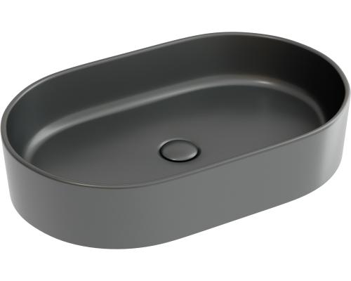 Раковина Ceramicanova Element CN6048MDH темный антрацит матовая Раковина Ceramicanova Element CN6048MDH темный антрацит матовая