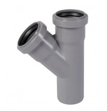 Тройник для внутренней канализации Ostendorf HTEA 50/50*45°. 112200