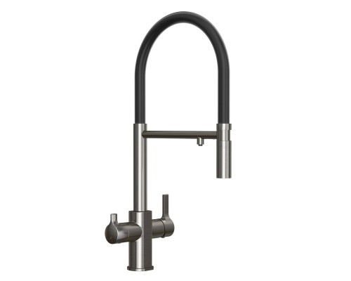 Смеситель для кухни Elghansa Kitchen Pure Water 56F5511-Gun gun Смеситель для кухни Elghansa Kitchen Pure Water 56F5511-Gun gun
