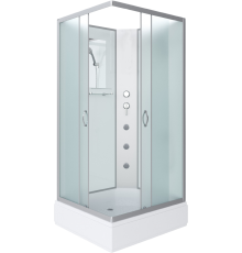 Душевая кабина Niagara Classic NG-33084-14QBKG 100х80 см, без крыши, с гидромассажем