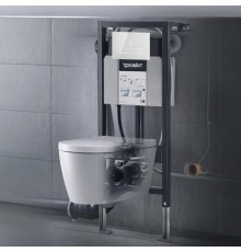 Duravit ME by Starck Унитаз подвесной Rimless 37.5х57.4см, с сиденье SensoWashreg; Starck f Lite, инсталляция в комплекте, цвет: белый. 1007290000,  WD5003012000,  1007310000,  WD1013000000,  650001012004310 (2510092000+612000012000310)