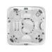 Jacuzzi J375 Минибассейн 231х231х97см, уф+озон, теплоизоляция, подсветка, Bluewave, 3кВТ, цвет Platinum, внешняя панель Smoked Ebony. ZM12ZY0EW40