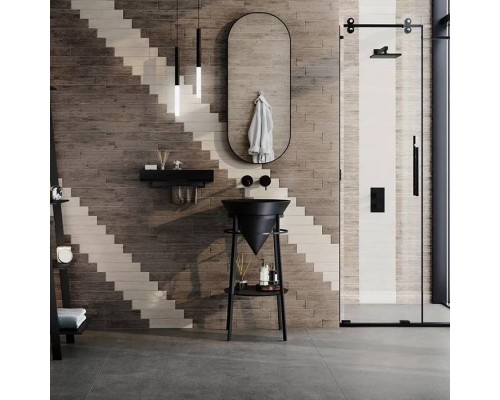Kerama Marazzi Cono 42 Зеркало 42см., подвесное, цвет: черный матовый. CO.mi.P.42\BLK