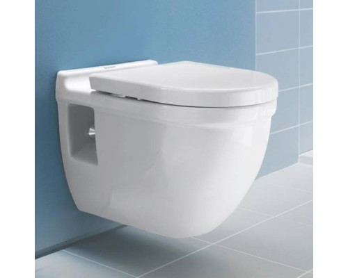 Duravit Starck 3 Унитаз подвесной Comfort, с вертикальным смывом, высота сиденья + 5см, 6,0л., 36x54.5см, Цвет: Белый. 2215090000