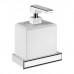 Gessi Eleganza Дозатор для жидкого мыла подвесной, цвет: хром/белый. 46413#031