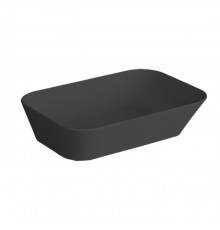 Simas Wave Раковина-чаша 60х42х16.5 см, без отв., цвет: черный матовый. WA04 nero matt*0