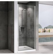 Душевая дверь в нишу Abber Sonnenstrand AG04080 80 см, профиль хром, стекло прозрачное