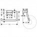 Hansgrohe AddStoris Держатель т/б без крышки, цвет: черный матовый. 41771670