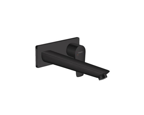 Hansgrohe Talis E Встраиваемый смеситель для раковины, излив 225мм, внешняя часть, цвет: черный матовый. 71734670 Hansgrohe Talis E Встраиваемый смеситель для раковины, излив 225мм, внешняя часть, цвет: черный матовый. 71734670