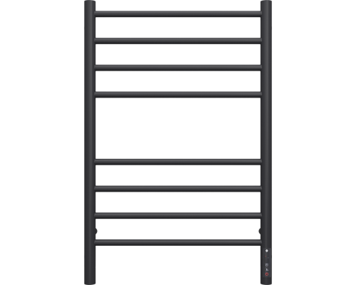 Полотенцесушитель электрический Terminus Аврора П8 500x800, матовый чёрный