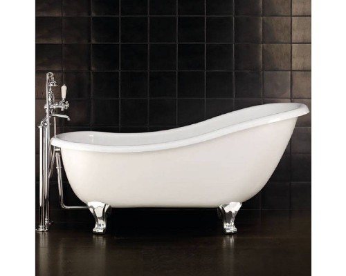 DevonDevon Regina Ванна чугунная отдельностоящая 163.5х76х65см, цвет: белый. SFD1058SCR,  2MRREGINAPDCRDD,  AS06251DE3CR