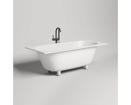 Salini Ornella Axis 180 Встраиваемая ванна 180х80х60см, прямоугольная, материал: S-Stone, цвет: белый матовый. 103421M,  23101H