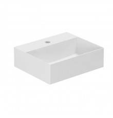 Azzurra Elegance Squared Раковина подвесная/накладная, 42x35xH12,5 см, 1 отв., цвет: Bianco lucido. ELLP042350QM*1